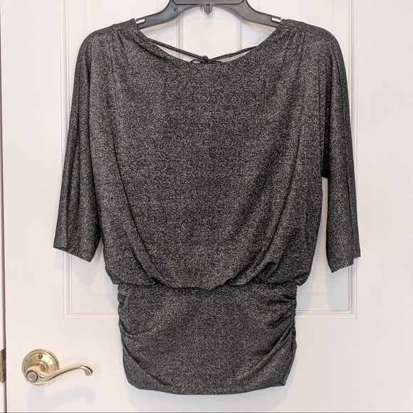 silver batwing top